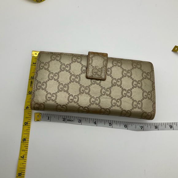 GUCCI LEATHER LONG WALLET - Picture 9 of 10
